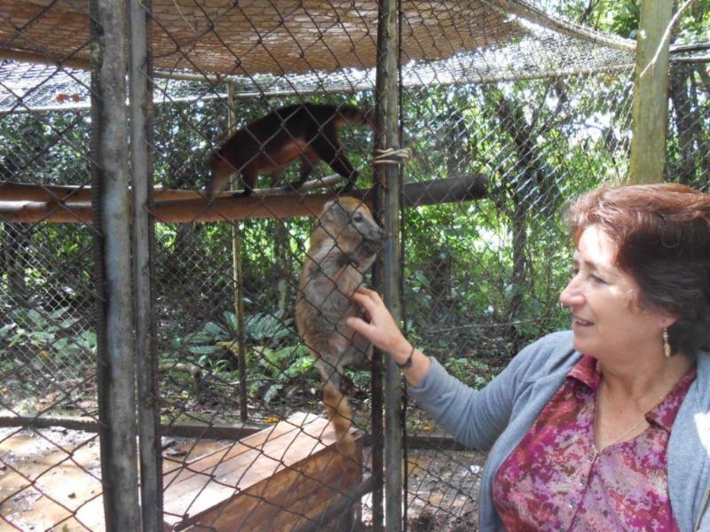 At the Zoo They also met Lois, a single woman in her 70's that has been a medical missionary for 50 years.