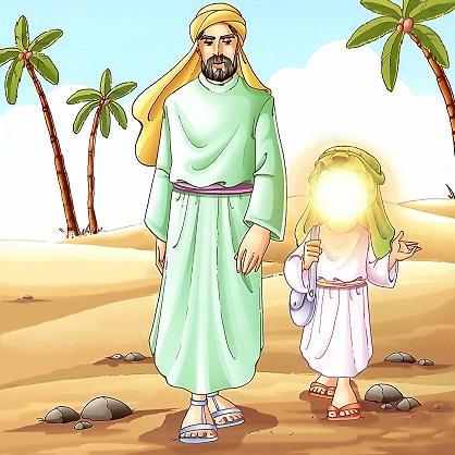 Akhlāq The man on the camel who first saw him, got off the camel and shook off the sand from his clothes and walked up politely to the young boy and said as-salāmu alaykum.