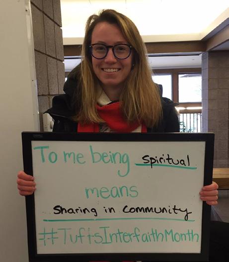 Student Council to help students express their beliefs about spirituality and the importance of interfaith cooperation.