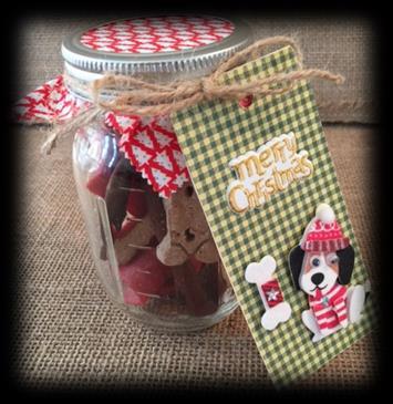 Matthew 1:17 Mason Jar or Small Jar Christmas Dog Treats When you pass through the waters, I will be with you; and when you pass through the rivers, they will not sweep over you.