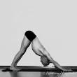 Adho Mukha Svanasana - Downward-facing Dog Pose - 30 seconds Plank 5 push ups Core Table Right hand out front Left leg out back inhale - pull it in exhale - reach it out Flow first variation - drop