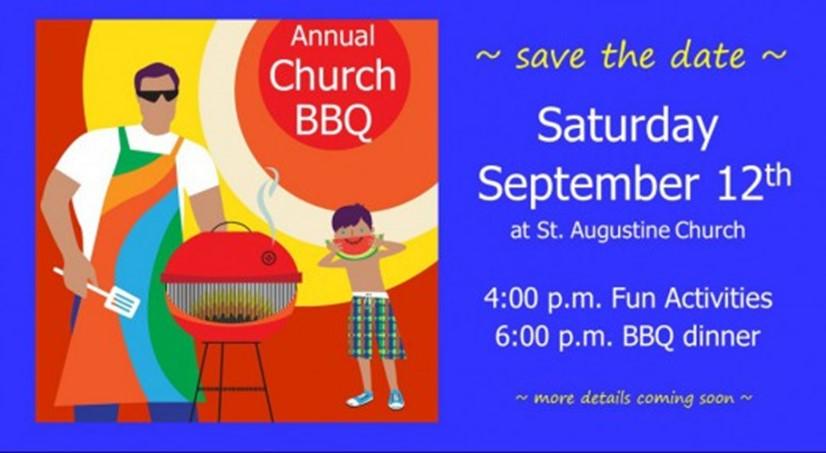 This year s Annual Parish BBQ will be a really fun event and much larger with so many new faces in our midst. Music, barbecue and children s activities will highlight St.