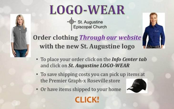 St. Augustine LOGO-WEAR Now Available! St.
