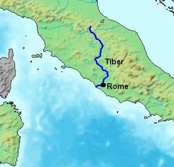 In the Beginning Ancient Rome began as a group of villages along the Tiber River in what is now Italy.