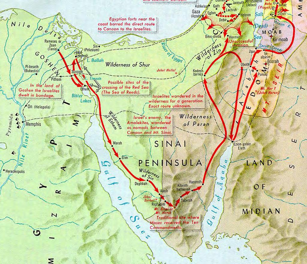 Exodus Map