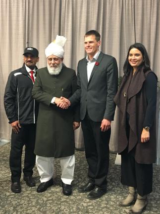 Mayor also asked Huzoor how he had found Canada s National Parliament and about the Mosque openings that were due to take place in Regina and Lloydminster.