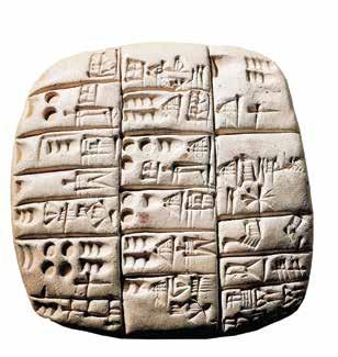 This way of writing is called cuneiform.