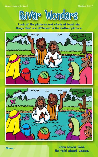 He knew God s ways are the best ways.) (25-30 minutes) Winter Lesson 5 Side 1 of the KidTalk Cards helps students retell the Bible story.