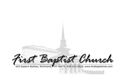 Constitution & Bylaws First Baptist