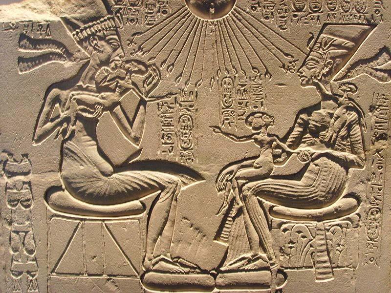 Egypt: Hymn to the Aten Akhenaten (Amenhotep IV servant of Aten) was king of Egypt during the Eighteenth Dynasty and reigned from 1375 to 1358 B.C. E. He is referred to as a religious revolutionary.