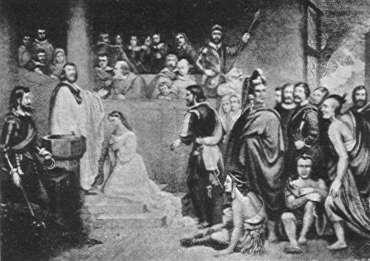 Pocahontas was received in England with much honor, and came to be greatly loved by all who knew her.