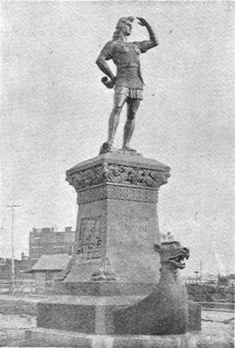 Lately there has been raised in Boston a monument in memory of Lief, the brave Northman or Norseman, who in the year 1000 sailed from his home in Iceland and came to the coast of America.