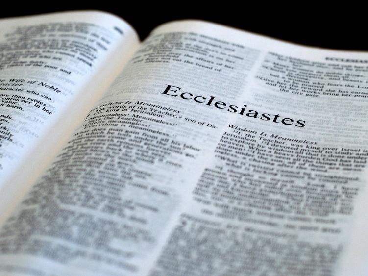Eccl. 11:7-12:14 Ecclesiastes, Proverbs,