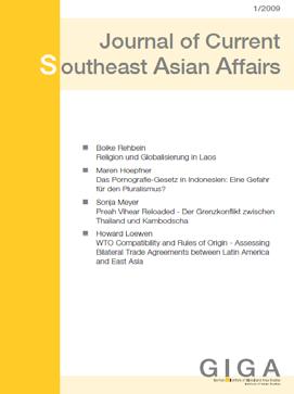 ISSN: 1868-4882 (online), ISSN: 1868-1034 (print) The online version of this article can be found at: <www.currentsoutheastasianaffairs.
