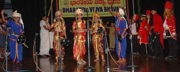 Day celebration at Bhavan-BBMP School, Srirampuram Children