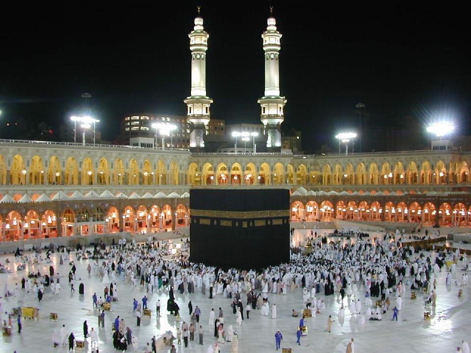 The Kaaba at al-haram Mosque (Mecca,