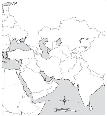 Directions: Label the following Turkey Saudi Arabia Iran Iraq