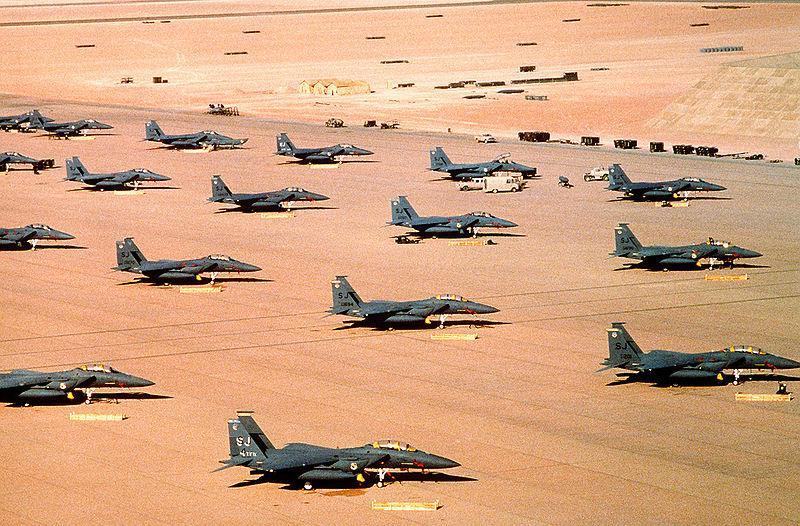 The Gulf War Timeline 1990: August 2- Iraq invades Kuwait August 5- President Bush says the US will not stand by while Kuwait is invaded August