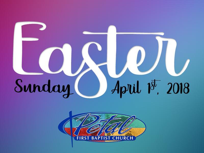 Easter Sunday is April 1st! LifeGroups will not meet and there will be two services: 8:45 am and 10:30 am.