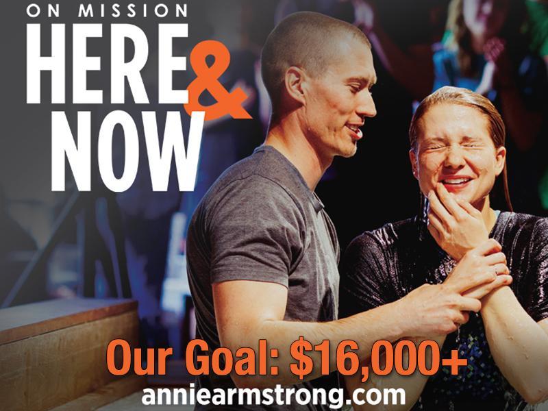 The in-gathering for our Annie Armstrong Easter Offering will be on Easter Sunday, April 1st.