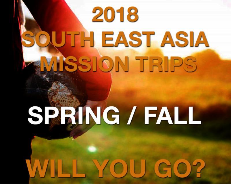 If you are interested in going to Southeast Asia in the Spring or Fall of 2018, please contact Melanie Blanton at