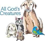 BLESSING OF THE PETS COME TO THIS BLESSING ON SATURDAY, OCTOBER 7 AT 11:00 AM.