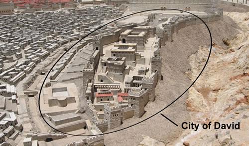 Dinner & Overnight in Jerusalem City of David It was probably located on the southern slopes of Mount Moriah as the water source of the Gihon Spring
