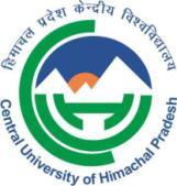 21 0 Central University of Himachal Pradesh (ESTABLISHED UNDER CENTRAL UNIVERSITIES ACT 2009) PO Box: 21, Dharamshala, Himachal Pradesh-176215 COE/2-3/CUHP/2017 DATED: 15.06.