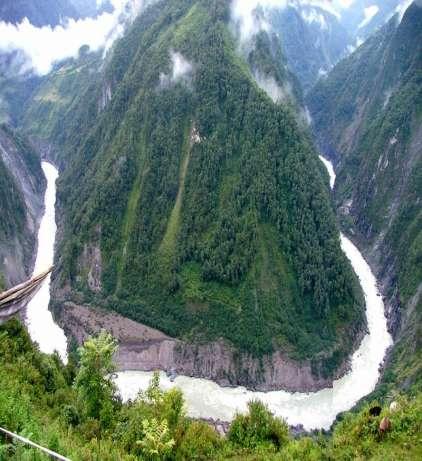 13.1 Geography Brahmaputra River Runs through the Himalayan Mountains in Northern India