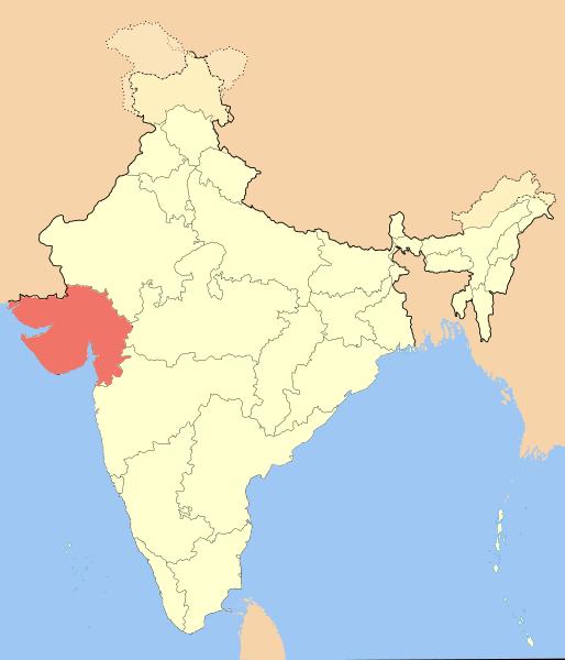 The Indian state of Gujarat was a manufacturing center and a part of the Indian Ocean