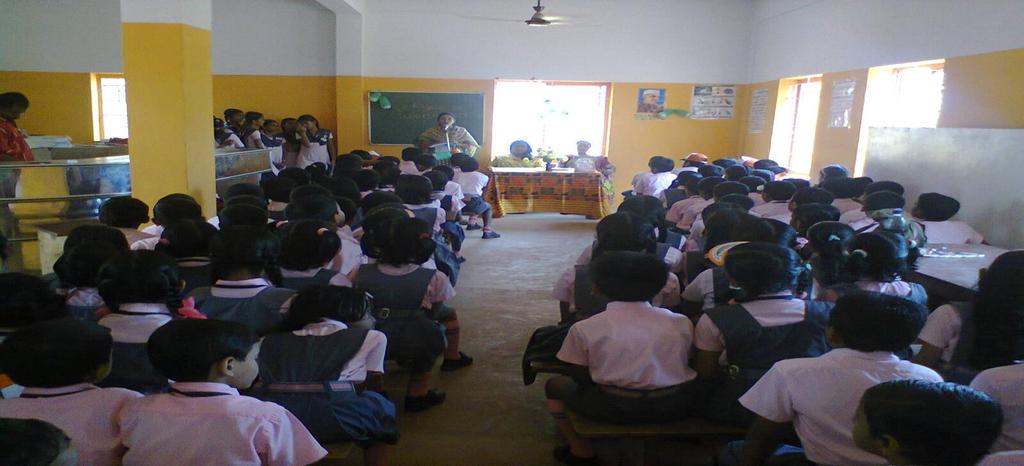 Classroom of Vishwa Nirmala Vidya Mandir School (Kannur) Details of Financial Assistance from the National Trust and Expenditures during the year 2012-2013. The school received a sum of Rs.