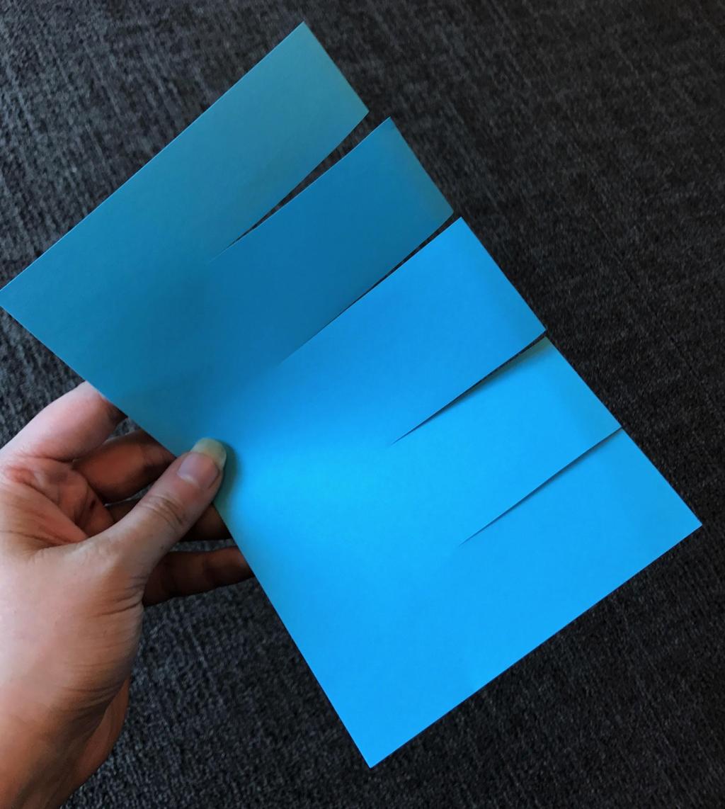MAKE IT PERSONAL Give each kid a 1 sheet of brown paper and 2 half sheets of blue