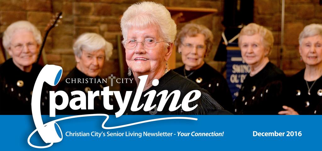 Christian City May 27, 2016 Volume 7, Issue 11 Louise Brown is Grateful for God and Christian City's Swimming Pool Louise Brown is thriving in her tenth decade.