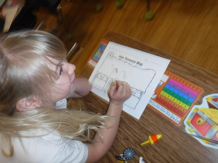 Students learn to use POWER words in writing.