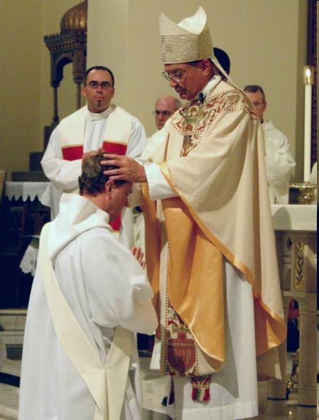 Holy Orders Ordination to the diaconate (deacon), priesthood, or