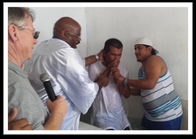 Pastor Robert from Freeport, Texas, pastor Frank Banda from Piedras Negras, Mexico, brother Gavino, brother Carlos (shown with the white cap and blue shorts), and pastor Blake from Eagle Pass, Texas