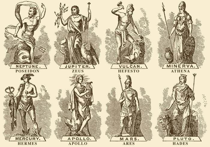 Roman gods Who are our American
