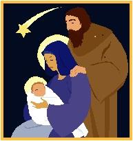 13. Shepherds near Bethlehem see a bright star, and hear a whole sky full of angels saying the Savior has been born.