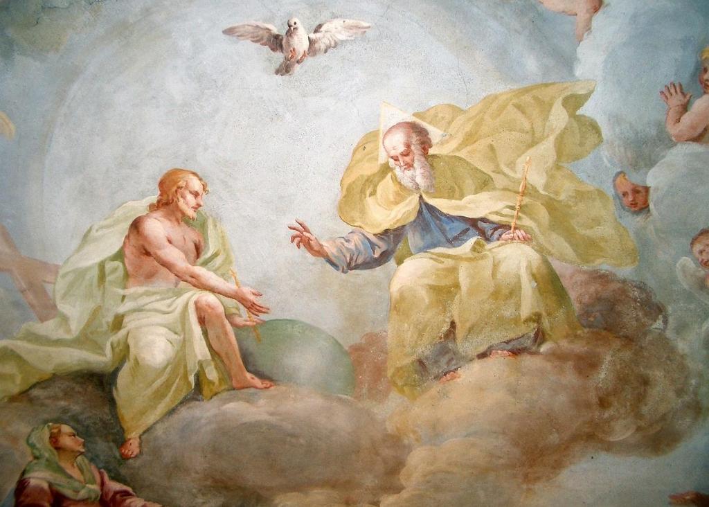 The Glorious Action of the Trinity Eternal exchange of love. The Father for the Son. The Son for the Father.