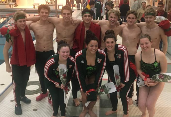Swimming & Diving: The team had the week off from competition in order to train for the JV Winter Invitational on Saturday.