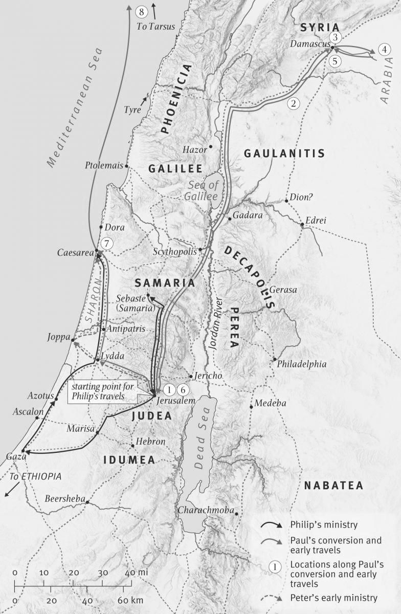 Notes: Map of Israel