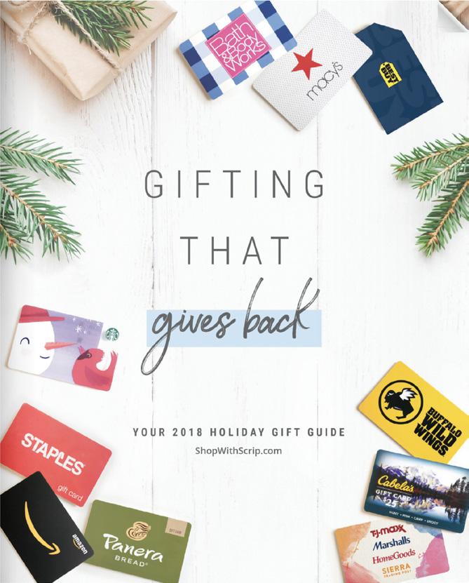 YOUR GUIDE TO GIVING THIS HOLIDAY SEASON Shop the gift guide to find gifts for everyone on your list while raising funds for our organization Choose gift cards from over 750 brands you re already