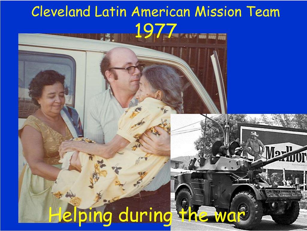 All grades: 1977 COAR s beginnings emerge in the war: When Oscar Romero became Archbishop he asked the missionaries from Cleveland to help him with people suffering from the war.