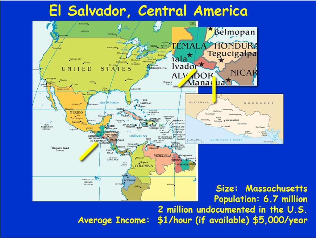 All grades: [read the slide it is only introductory information] El Salvador