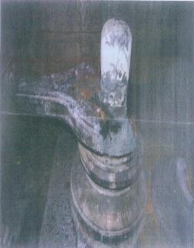 2. Karnataka One broken granite Shivalinga from Shiva temple, Thimmalapur, Hospet