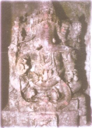 5. Karnataka Bucheswara Temple, Koravangala, Hassan Taluk, Hassan. Seated Chaturbhuja Ganesha in Hoysala style of art datable to late 12 th century AD.