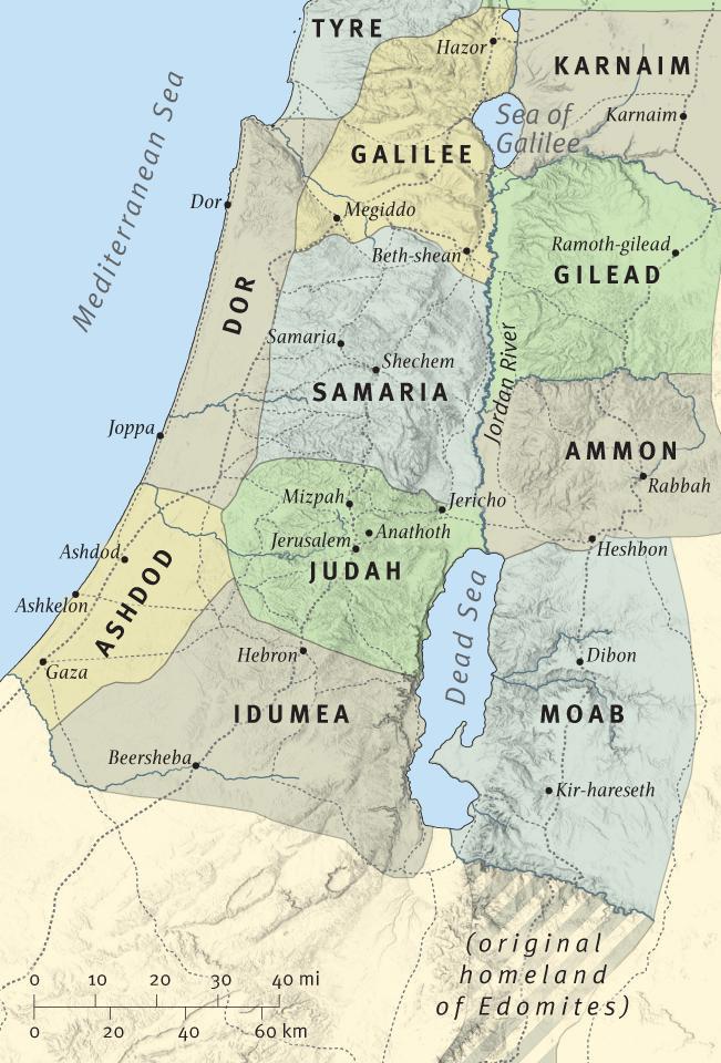 ISRAEL AND JUDAH AT THE TIME OF