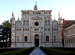 Monastery of the Certosa (Pavia) The Certosa di Pavia Gra-Car (Gratiarum Chartusia) is a Cistercian monastery and shrine of the Blessed Virgin Mary Mother of Grace, located in the homonymous