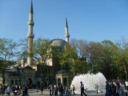 Eyup Sultan Mosque The first mosque built after the conquest of Istanbul, the great Mosque of Eyüp lies outside the city walls in Eyüp district, near the