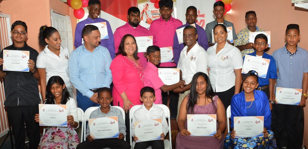 Caption: All smiles at the NGC T&T Sweet Tassa Academy Graduation For further information, please contact: Lisa M.